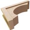Ekena Millwork 7"W x 21"D x 14"H Classic Emerson Rough Cedar Woodgrain TimberThane Corbel, Primed Tan CORUR07X21X14EMRRCPR - alternate 3